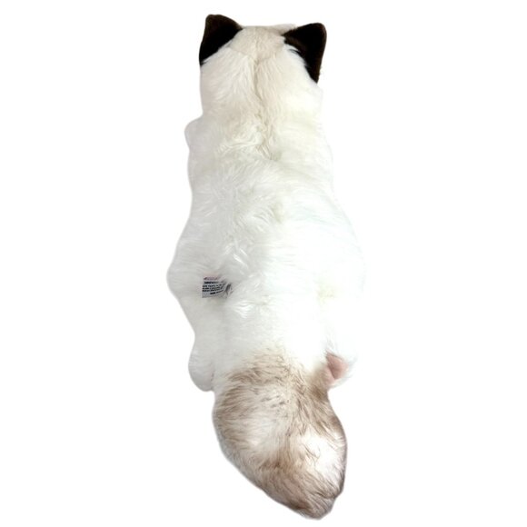 Fluffy Fun Interactive Cat Plush Blinks Purrs Meows Tested Works - Picture 3 of 7